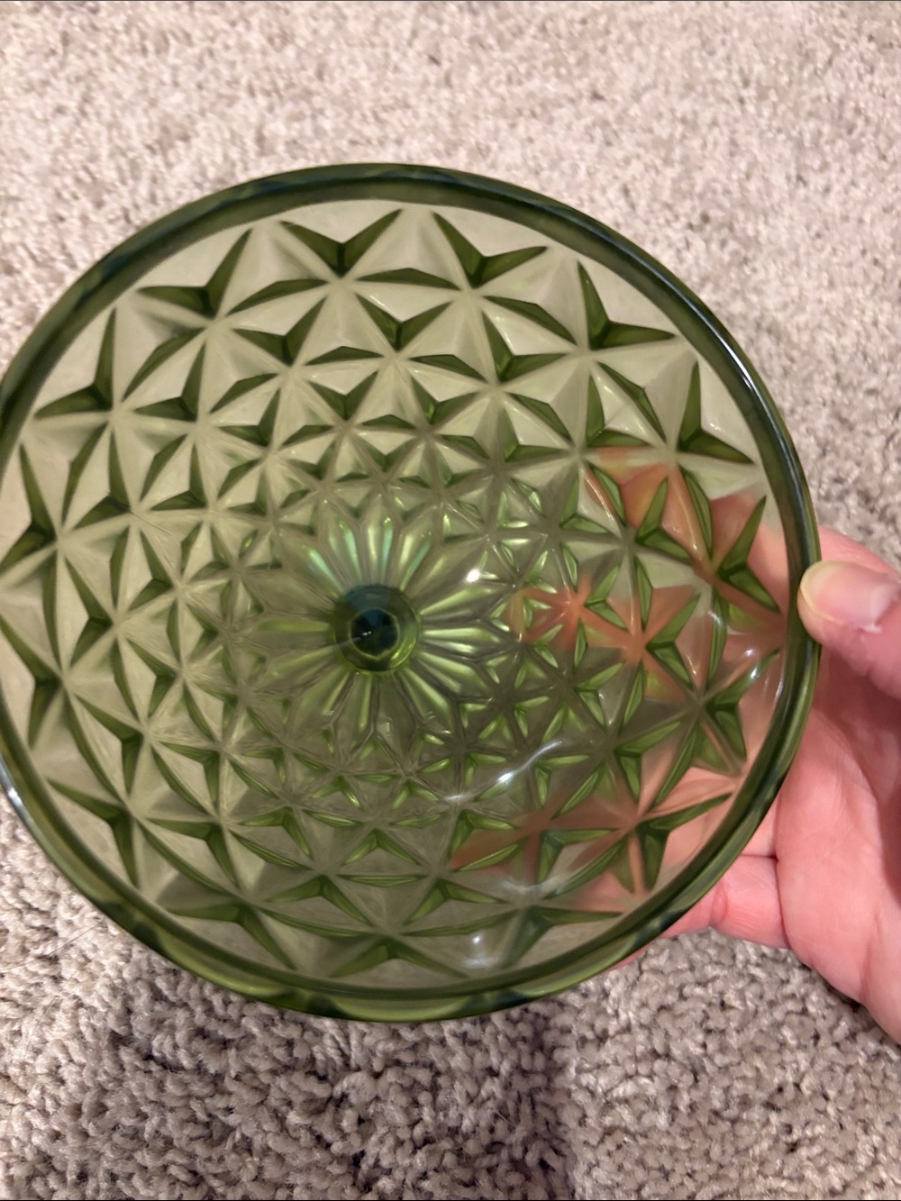 Vintage glass butter dish - Picture 5 of 5